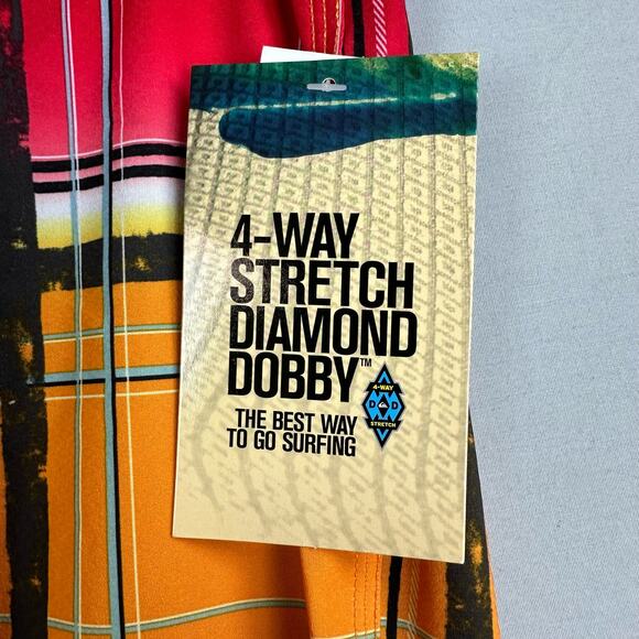 Quiksilver Men’s 30 Cypher Wonderland Board Shorts Stretch Cargo Plaid - Picture 7 of 10